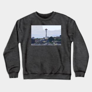 Gold Topped Space Needle Crewneck Sweatshirt